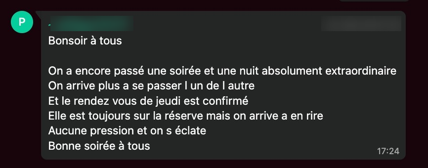 Témoignage client Lovup - soirée retrouvée